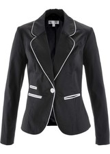 Stretchblazer Gr. 46 Schwarz