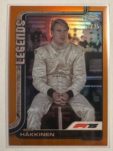 Mika häkkinen topps chrome - topps,