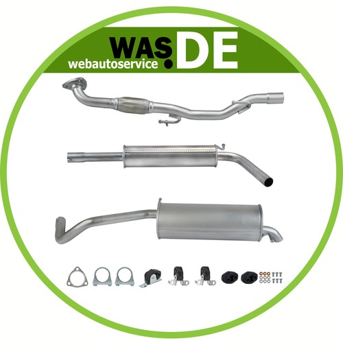 Auspuffanlagen set für seat - set,