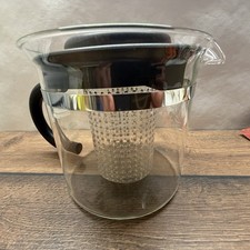 Bodum Teekanne Glas Edelstahl