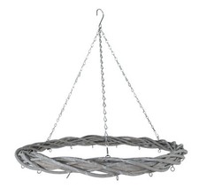 Deko Rattan Hängekranz mit
