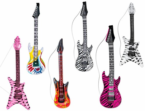 Aufblasbare luftgitarre - aufblasbare,