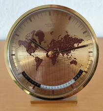 Kienzle Weltzeit Uhr Quartz Werk - Messing - 60er 70er Jahre - Funktion tadellos