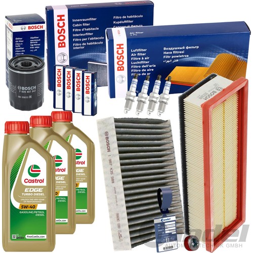 Bosch filterset castrol 5w40 - bosch, filterset+castrol