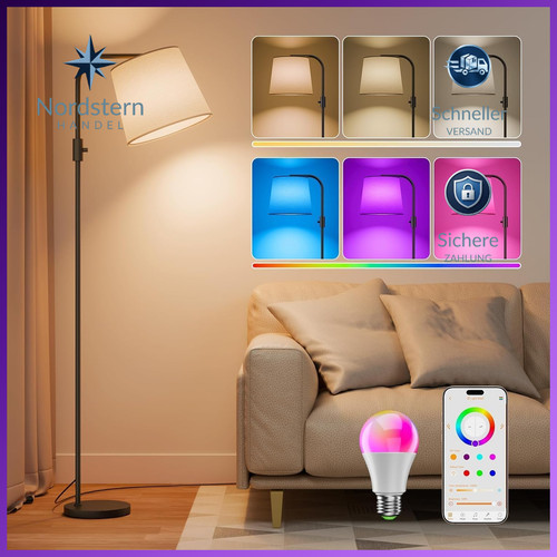 Bogen stehlampe rgb - bogen,