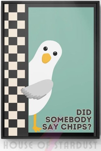 Did somebody say chips - somebody, möwe