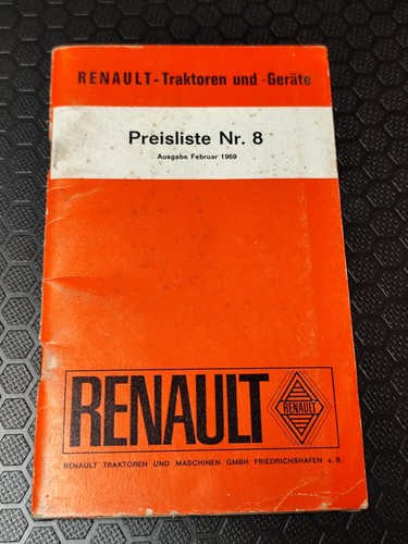Renault preisliste 8 - preisliste, nr.8