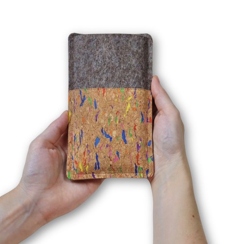 Handytasche aus filz - filz, bunt