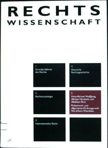 Polizeirecht und allgemeines