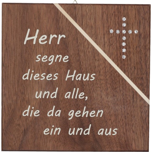Haussegen nußbaum mit - haussegen,