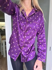 Pyjama-Hemd Nachthemd Gr. S Lila C&A Lingerie