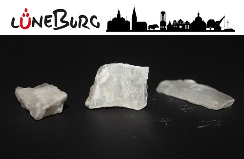 Gipskristall aus lüneburg - gipskristall,