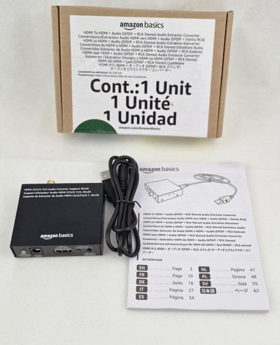 Amazon basics hdmi - basics, audio