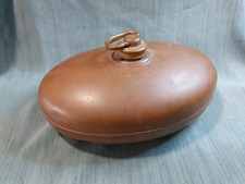 antike Wärmflasche Kupfer mit