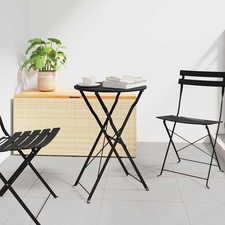 Bistrotisch anthrazit 50cm Ø