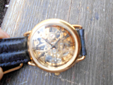 Skelettuhr TEMPIC Herren/Damen Armbanduhr mit sichtbaren Uhrwerk