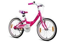 Kinderfahrrad 20 Zoll Mädchenfahrrad Bike Kinderfahrrad mit Rücktrittbremse Pink