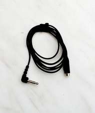 Kopfhörer Audio AUX Stereo Verlängerungs Klinken Kabel 3,5mm - 1 m in schwarz