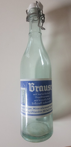 Alte glas flasche - alte, glas-flasche
