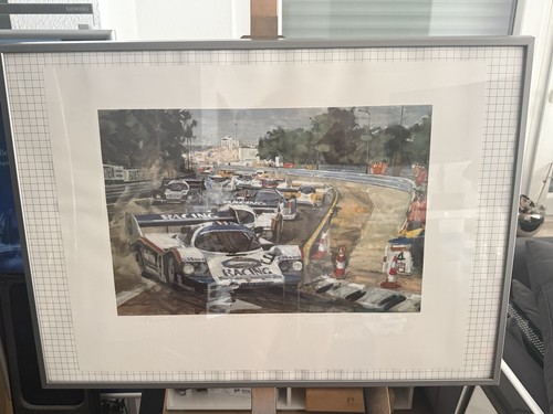 Kunstdruck porsche 956 - porsche, stefan