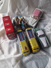 Blechspielzeug Autos Bus Oldtimer Motorrad Vintage