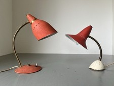 2x Tütenlampe Mid Century Stilnovo Design Lampe 50er 60er Vintage Hexenhut