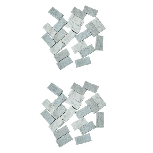 20x miniatur pflastersteine - 20x, miniatur-pflastersteine