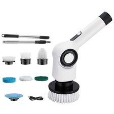 Elektrische Reinigungsbürste Handgeführte Spin Scrubber Bürste Reinigung+7 Bürst