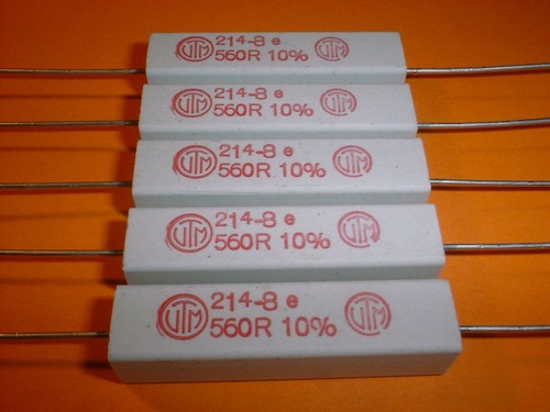 560 ohm 9 watt - 5x, /