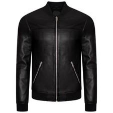 Schwarze Lederjacke Herren
