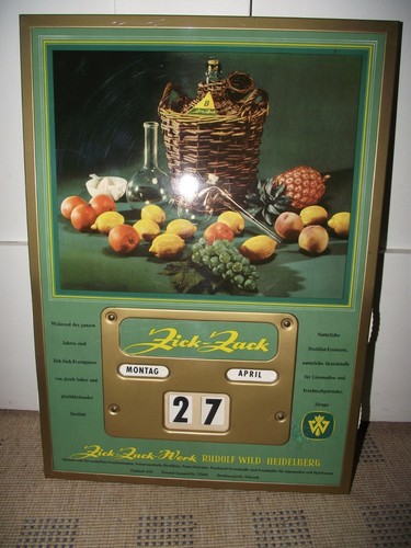 Kalender zick zack werk - zack, rudolf