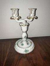 Herend Apponyi Grün Kerzenständer Kandelaber