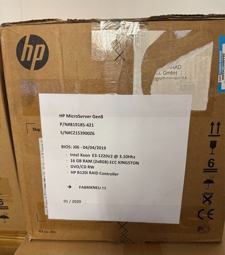 Proliant micro server - micro, gen8