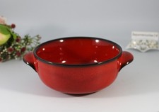 Thomas Scandic rot, Suppentasse 0,35 L. Schüssel mit Griffen Flammfest Feuerfest