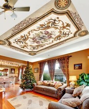 3D Blume Muster 2552 Geschäft Tapete Wandgemälde Selbstklebend Handel Zoe