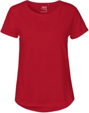 Damen Roll Up Sleeve T-Shirt /