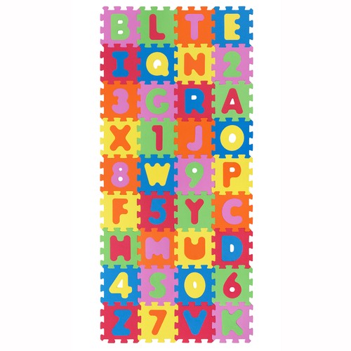 Puzzlematte zahlen abc - puzzlematte, zahlen&abc
