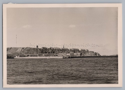 Helgoland 1961 stadtansicht - helgoland,