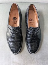 Massschuhe Penny Loafer  BESPOKE Krokodilleder Demir / Wiesbaden, Größe 43