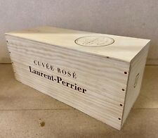 Champagner 1er Kiste Deko Shabby Chateau Regal „Laurent Perrier Rosé 3L"