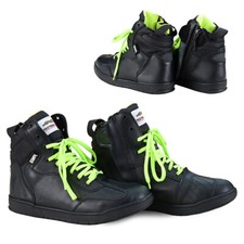 Motorradschuhe  Kurzstiefel Motorradstiefel Riding atmungsaktiv Leder Sneaker