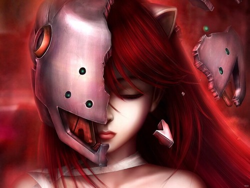 V6424 elfen lied - v6424, lucy