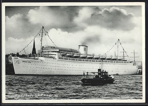 Ansichtskarte passagierschiff - ansichtskarte,