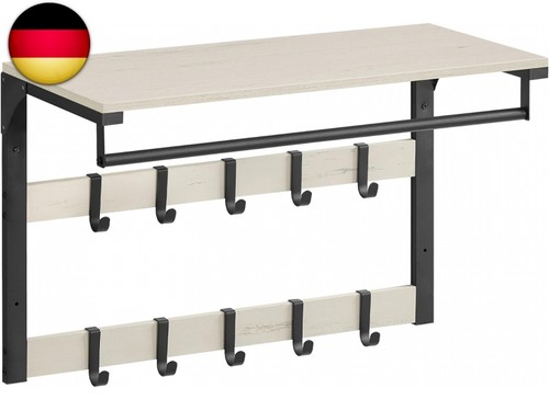 Vasagle wandgarderobe mit - vasagle, wandgarderobe,