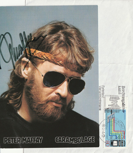 Peter maffay signiert - peter, signiert-foto
