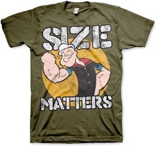 Popeye Size Matters T-Shirt
