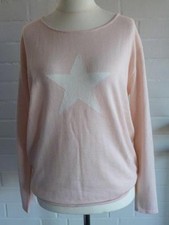 Zwillingsherz Kurt Kölln Strick Pullover mit Baumwolle Gr. 1 38 40 lachs Stern