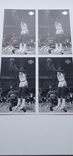 1998 Upper Deck Retrospect Michael Jordan Uncut Postcard Sheet MJR2 - Vintage