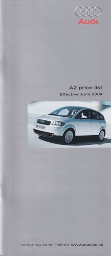 Auto preisliste prospekt - auto,