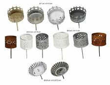 Teelichthalter Kerzenhalter Krone Krönchen zum Stecken Durchmesser 5 - 8,5 cm